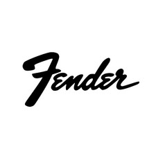 Fender Guitars Logo Decal Sticker Black Or White