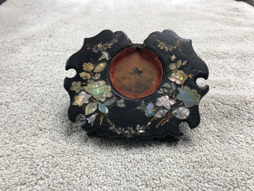 Antique mother pearl pocket - of,