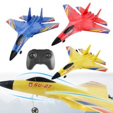 RC Foam Model SU-27 Plane Toy Remote Control Airplane RC Glider Boy Kids Gift UK