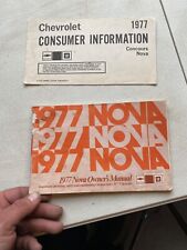 Vintage Chevrolet GM Nova 1977