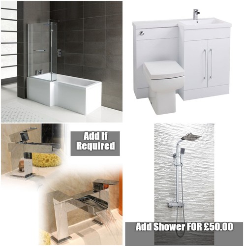 Complete bathroom suite - complete, l