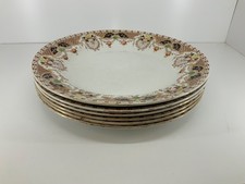 Vintage Burgess Brothers Carlisle Ware - Large Plates - 25.5cm diameter 