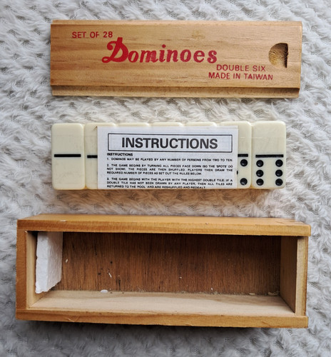 Set vintage double six - set, 28