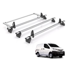 Nissan NV200 Roof Rack for 2009-2021 3x Roof Bars & Roller - Rhino Fleet