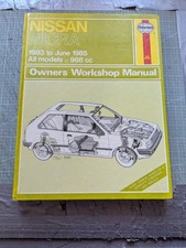 Nissan Micra K10 (1983-1985) Haynes Owners Workshop Manual