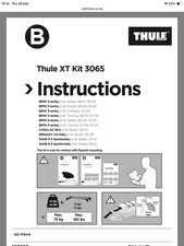 Thule 3065 Fitting kit - BMW