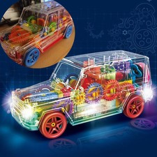 Autism Calming Sensory LED Light Car Toy with Music Special Needs Children Gift