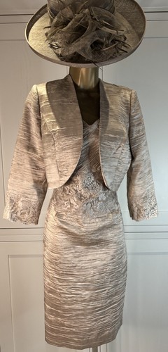 Zeila gold satin - satin, lace