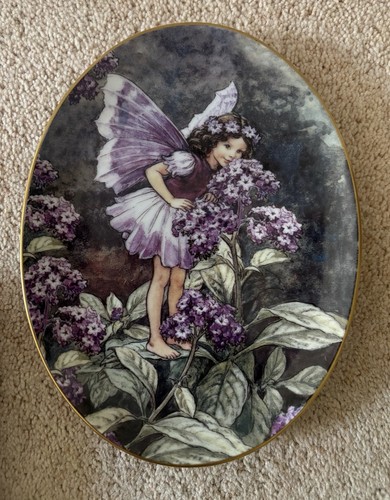 Heliotrope fairy oval plate - plate, by