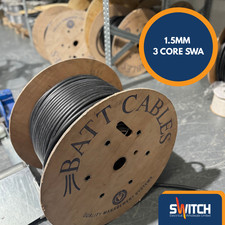 3 Core Armoured Cable SWA (6943) 1.5mm | 1m - 100m CUT TO LENGTH