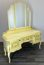 Amazing Shabby chic French Carved Dressing Table Louis XVI (LOT 2943)