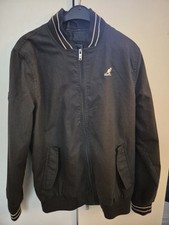 KANGOL BLACK BOMBER JACKET