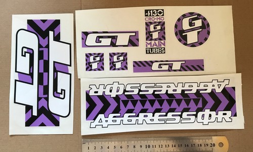 Bmx aggressor decals 1990 - aggressor,