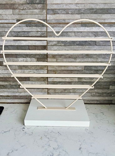 Heart shaped cream - heart, painted
