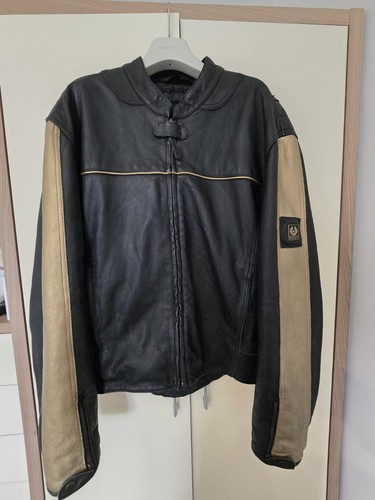 Belstaff black leather pure - black,