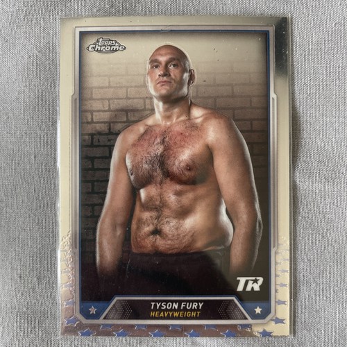 Topps chrome boxing - tyson, fury