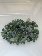 Genuine Seaham Sea Glass -   300g  Shades of Green - Medium/Large
