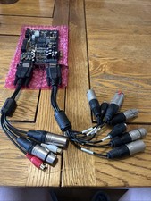 RME HDSPe AIO Pro Sound Card  Audio Interface with BO9632-XLRMKH Breakout Cables