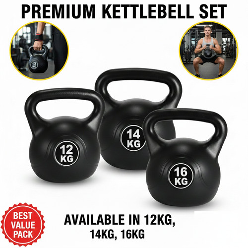 16kg vinyl kettlebel - kettlebel, weight