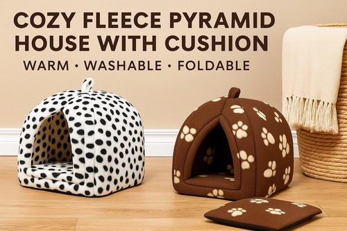 Cat dog bed kitten - cat, igloo