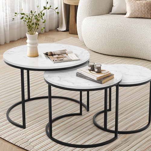 Set round nesting coffee - set, 3