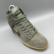 2013 Nike Dunk Wedge Sky High Print Green 543258-302 Womens Uk 4 Trainers Boots