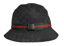 Gucci Bucket Hat Cap Black GG