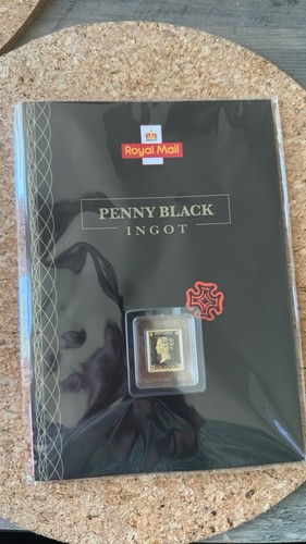 Royal mail penny - penny, black
