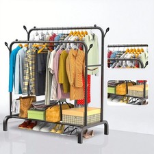 Heavy Duty Double Clothes Rail
