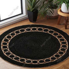 Handwoven Fiber Floor Mat