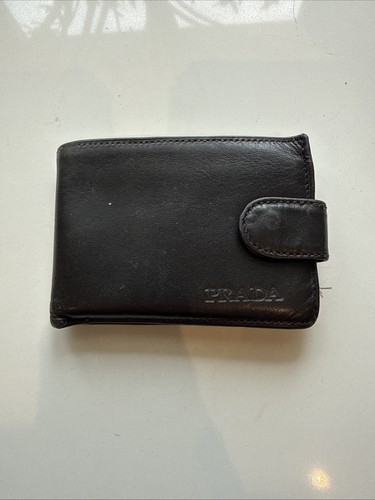 Prada brown leather wallet - prada,