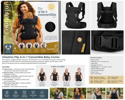 Infantino flip 1 - infantino, 4-in-1