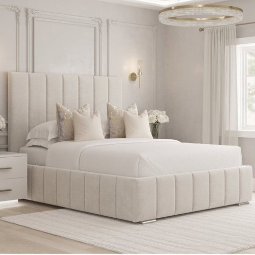 Double lined panel bed - lined,