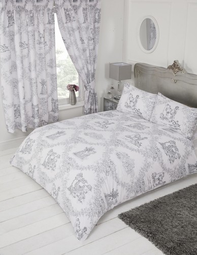 Toile jouy grey duvet - de,