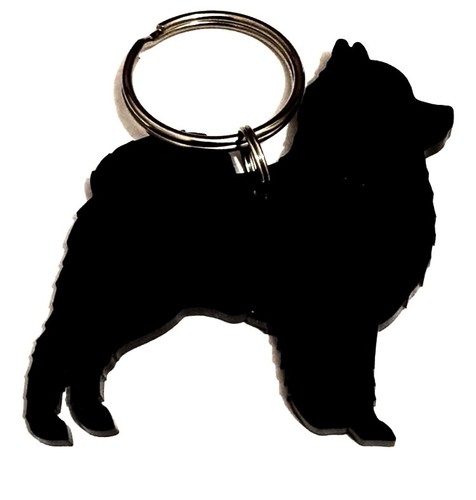 Pomeranian dog keyring gift - dog,