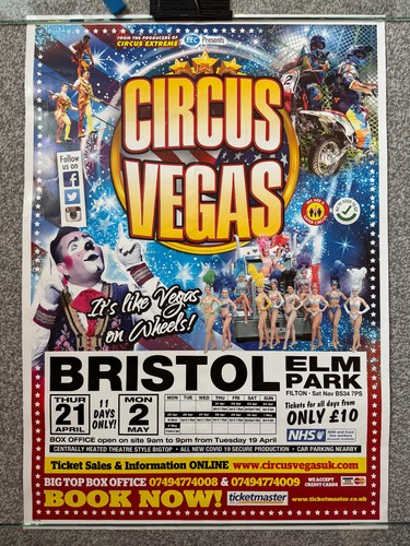 Circus vegas poster - circus,