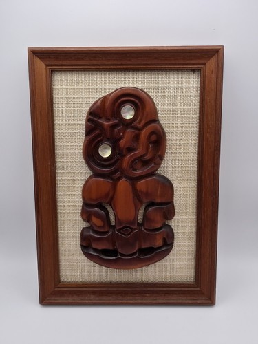 Framed carved maori - maori, wall