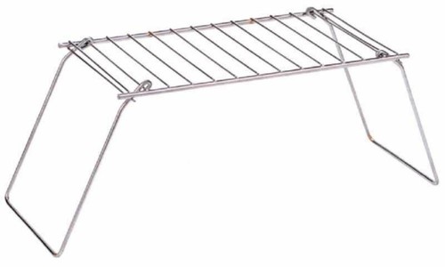 Folding camp fire grill - camp,