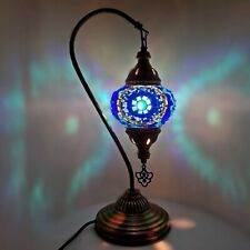 Turkish Moroccan Colorful Glass Mosaic Lamp Light Table CE Certified + Free Bulb