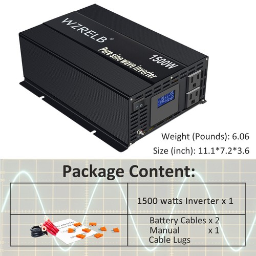 1500w 12v 110v - 1500w, sine
