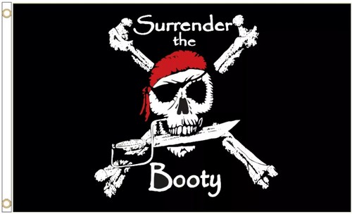 Pirate surrender the booty - pirate,