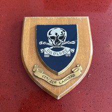 17th/21st Lancers Regiment Regimental Wall Shield / Plaque. (Modern). 