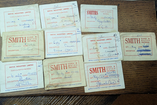 Smiths watch parts new - new, old