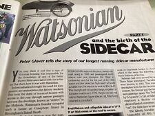 WATSONIAN SIDECAR MOTORCYCLE