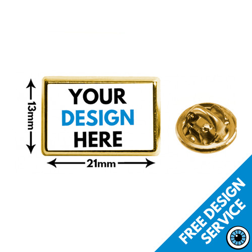 13x21mm custom lapel pin - 13x21mm,