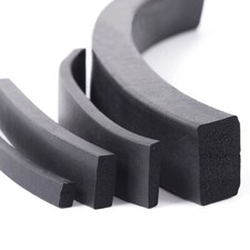 Flat Sponge Strip EPDM Black Foam Rubber Seal Gasket Width 5-50mm Thick 3/5/10mm