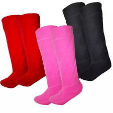 Womens Fleece Welly Socks Ladies Wellington Boot Warm Thermal Liners UK 4-7