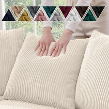 Velvet Cushion Covers or Filled Cushions Set of 4 Decorative Sofa Throw 18 x 18"