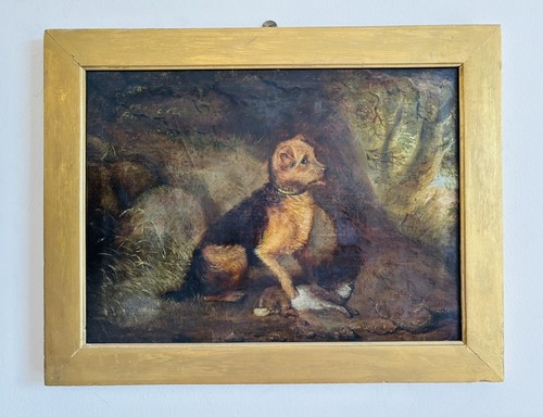 Antique victorian terrier - victorian,