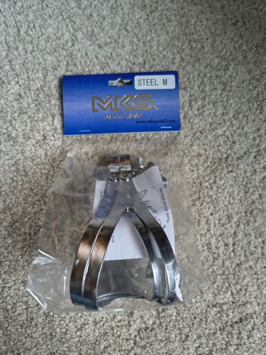 Mks steel bicycle toe clip - mks,